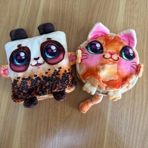 Cookeez Makery Plush Set Boba Panda Pancake Cat Scented Foodie Toys 2022